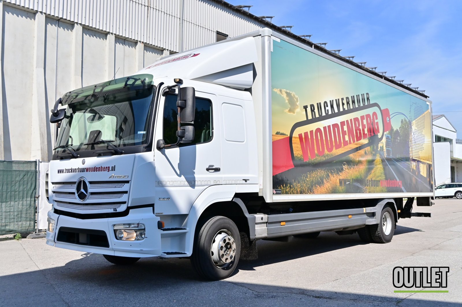 Mercedes-Benz Atego 1221 E6 LBW Bett Schlafkabine 18 Paletten - 1
